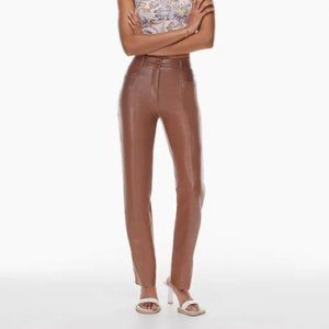 Wilfred faux leather pants